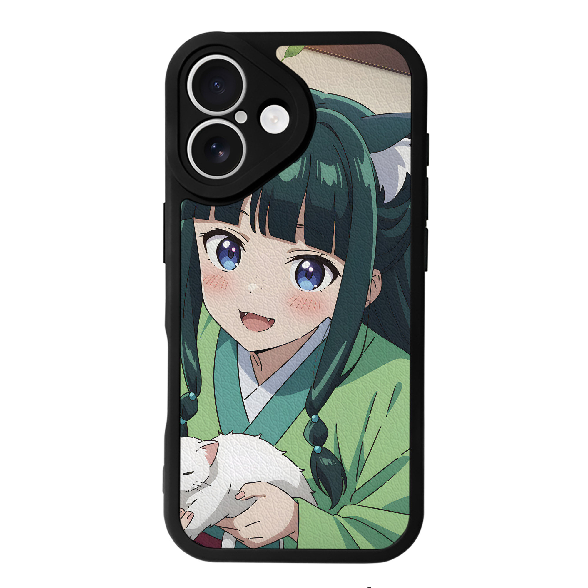 （画像用） 薬屋のひとりごと The Apothecary Diaries 【iPhone 16シリーズ対応】シリコンスマホケース（レザー調） 材質：シリコン